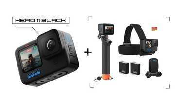 Kamera GoPro HERO11 Black 4K UHD / Nowa / Zestaw