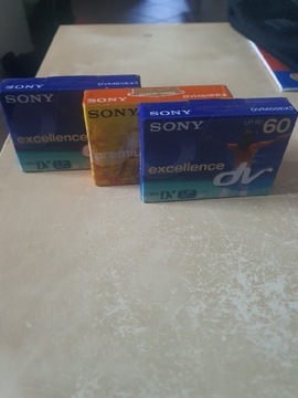 3 kasety SONY premium do kamery nowe w folii