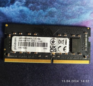 Pamięć RAM GOODRAM DDR4 SODIMM 8GB 3200Mhz CL22