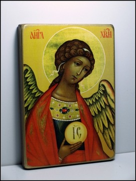 Ikona Anioł Stróż 20x14 cm-Komunia, Chrzest [2079]