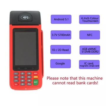 Pda android pos terminal