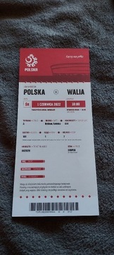 Bilet Kolekcjonerski Polska - Walia