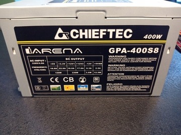  Zasilacz do PC CHIEFTEC iARENA GPA-400S8 400W