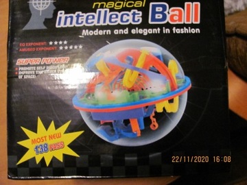 PIŁKA ZRĘCZNOŚCIOWA MAGIC BALL INTELLECT IQ 19cm.