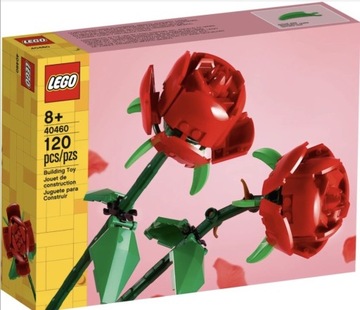 Lego 40460 czerwone róże botanical klocki kwiatki