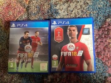 FIFA 16 i 18 zestaw dwóch płyt 