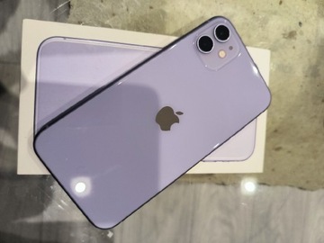 Apple iPhone 11 64 GB Purple idealny Komplet 