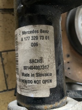 Macpherson amortyzator lewy przód Mercedes a w177 