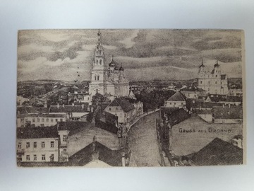 GRODNO WIDOK 1915 GRUSS AUS Grodno 