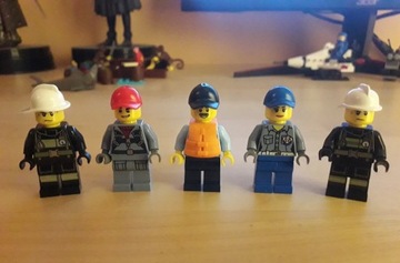 LEGO Figurki 5 szt. Służby mundurowe Policja Straż