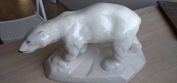Stara figurka polarnego niedzwiedzia