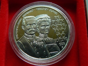 W-A  Austria 100 Szylingów srebro 0,900 20g. do wyboru