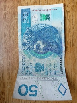Banknot kolekcjonerski 50 zł