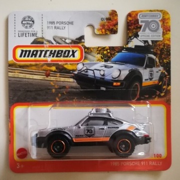 Matchbox Porsche 911 Rally 1985 Special Edition