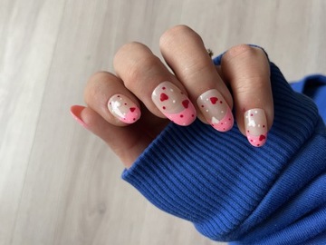 Ręcznie malowane sztuczne paznokcie,press on nails