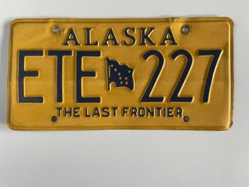 Tablica rejestracyjna z USA, Alaska