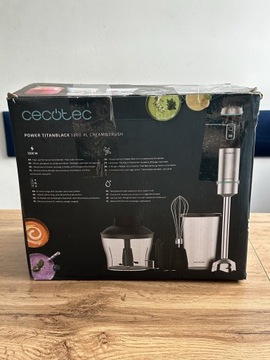 Cecotec Blender ręczny Power TitanBlack 1200 XL