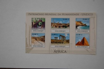 Mozambik Sw 3963-68** UNESCO, zabytki Afryki /ms/