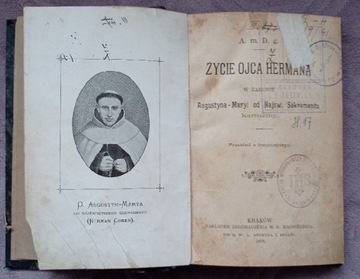 Życie Ojca Hermana w zakonie z 1898 roku