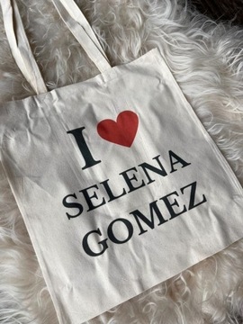 torba i love Selena Gomez serce heart tote ba