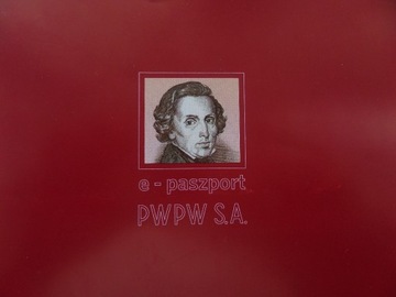 Paszport druk PWPW Chopin Folder