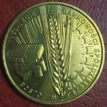 Polska 2 złote, 2012, 150-lecie Bankowości