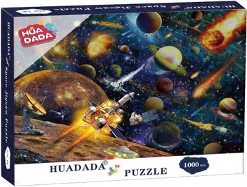 Puzzle HuaDada, Kosmos, Planety, 1000 elementów.