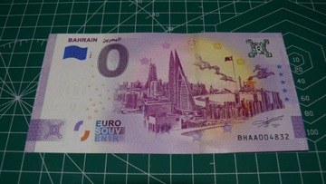 Banknot 0 Euro Souvenir Bahrain 2020-1 Anniversary