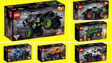 Lego Technic Monster Jam kompletna kolekcja, seria
