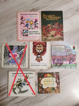 Stare książki dla dzieci PRL vintage 