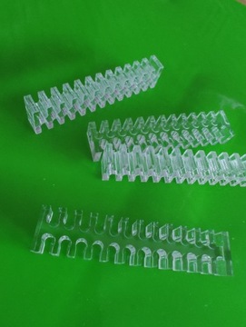 Grzebień Gelid 24pin - clear, 4 sztuki