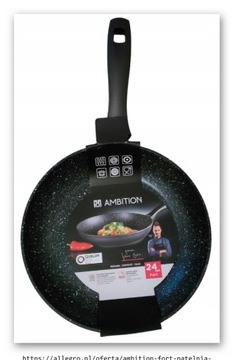 AMBITION FORT PATELNIA TRADYCYJNA 24cm NON-STICK