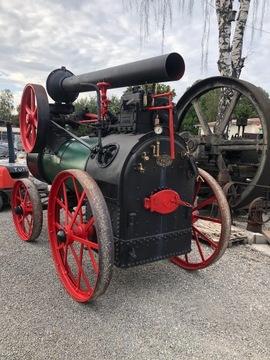 Zabytkowa lokomobila Lanz 1896r maszyna parowa 