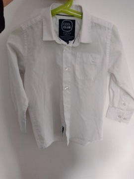 Biała koszula chłopięca rozmiar 104