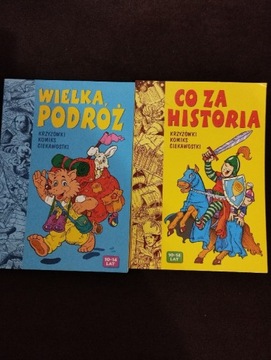 Książki "Wielka Podróżx i "Co za historia" pakiet