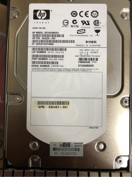 Dysk serwerowy HP 450GB SAS 15k DF0450B8054