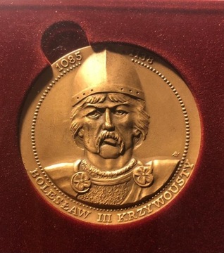 Medal Bolesław III Krzywousty - 1988r - TWO