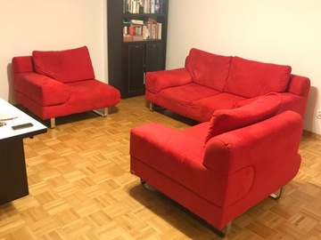 Komplet wypoczynkowy - sofa / kanapa + 2 fotele