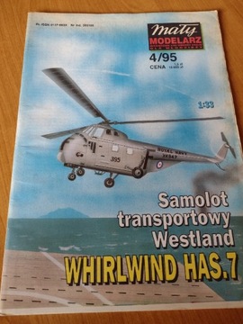 Model kartonowy Mały Modelarz westland Whirlwind 