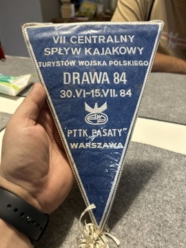 DRAWA 84 WOJSKOWY SPŁYW KAJAKOWY LWP 40 LAT PRL 