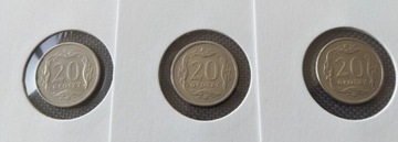 20 groszy 1999 r 3 sztuki 