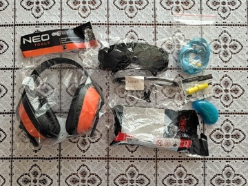 Słuchawki ochronne Neo Tools + okulary