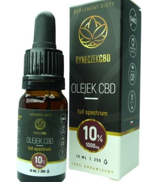 OLEJEK CBD 1000mg I pełne spektrum I CERTYFIKOWANY