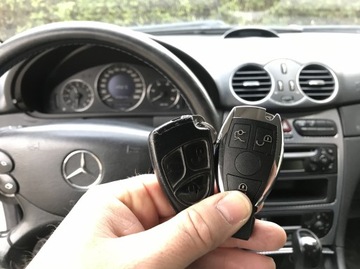 Mercedes E-klasa W211 kluczyk z kodowaniem