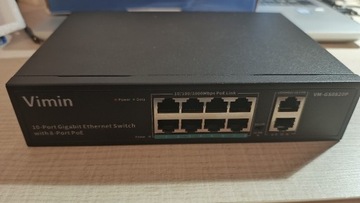 Vimin VM-GS0820P - 10 portowy przełącznik switch