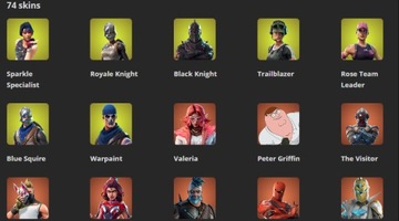 konto fortnite blackknight ogskins