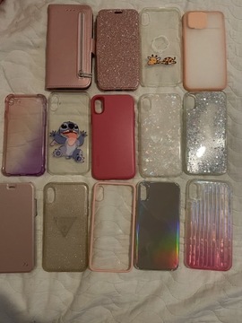 Paczka nakładek/ case do iPhone X/XS