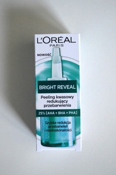 L’Oréal Bright Reveal 25 ml peeling kwasowy 