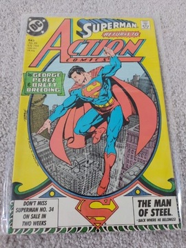 Action Comics #643 (1989) Superman rare!