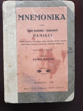 MNEMONIKA - PAWEŁ KALINA  1939 R.